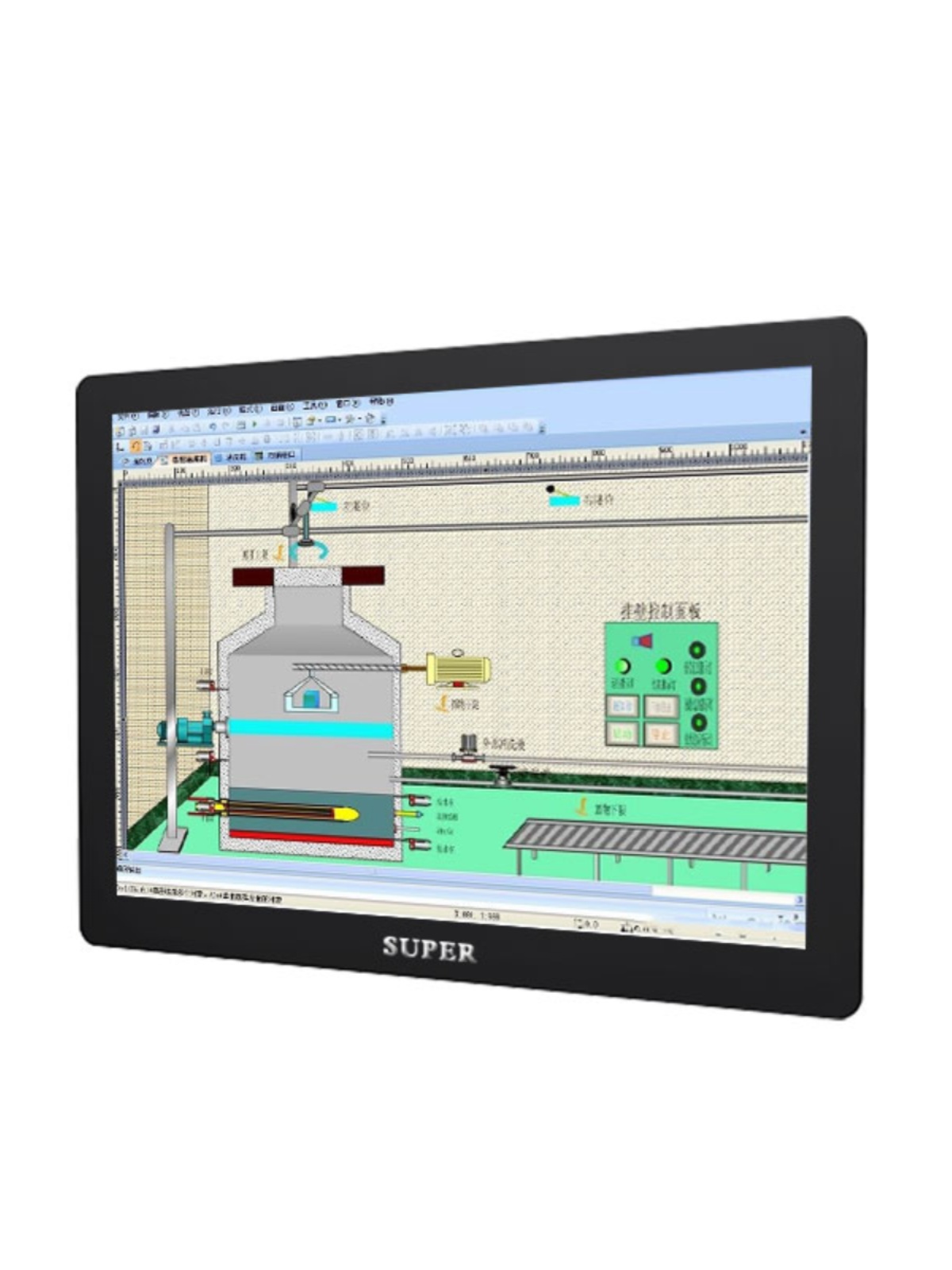 10 INCH HDMI CABINET EMBEDDED HD LCD SCREEN CAPACITIVE TOUCH 15.6 INCH IPS TOUCH MONITOR