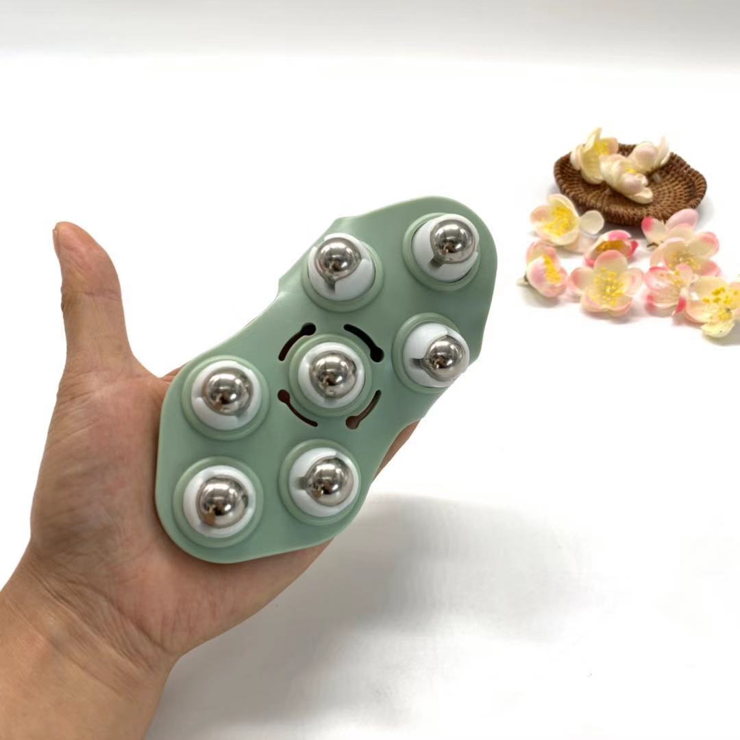 자오선과 목 홈 근육 이완 팔 반죽을 준설하는 수동 등 신체 마사지 도구