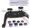 PS5|PS4|SWITCH PRO 핸들 조이스틱 버튼 PS5 조이스틱 강화 캡이 겹쳐지고 증가됨