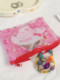 Multifunctional PVC cartoon transparent color jelly bag, toiletry bag storage bag, makeup bag 11.5*14.5cm