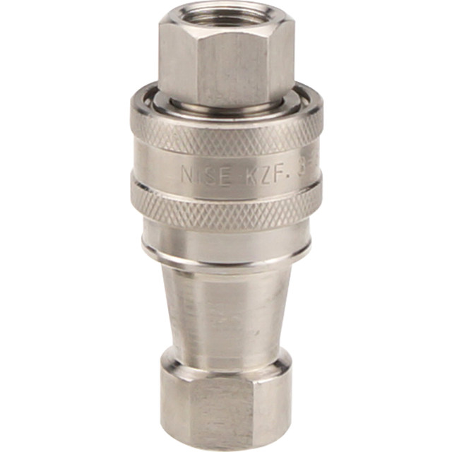 Stainless steel quick connector self-sealed KZF304 high pressure corrosion resistance high temperature KZD brass male and female quick change and fast connection
