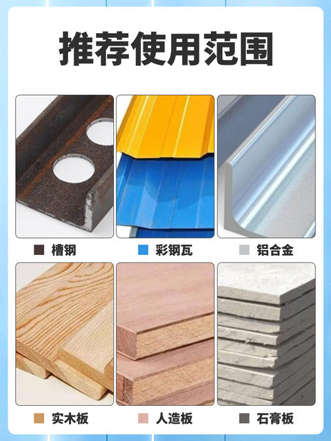 双金属开孔器套装 木工铁皮筒灯铝合金PVC塑料多功能扩孔钻10件套