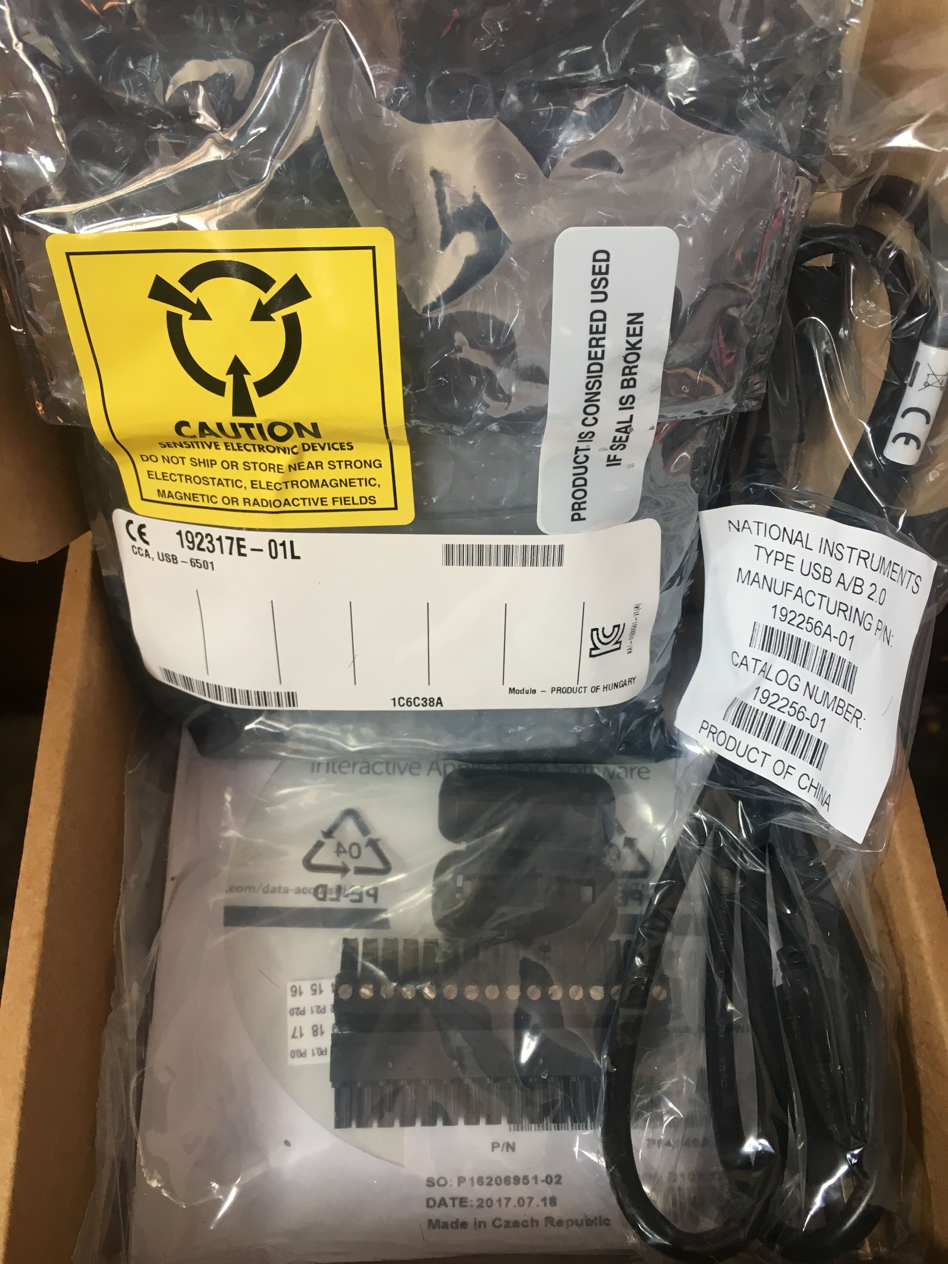 THE NEW NI USB-6501 [24-LANE 8.5 MA] 779205-01 IS BILLABLE