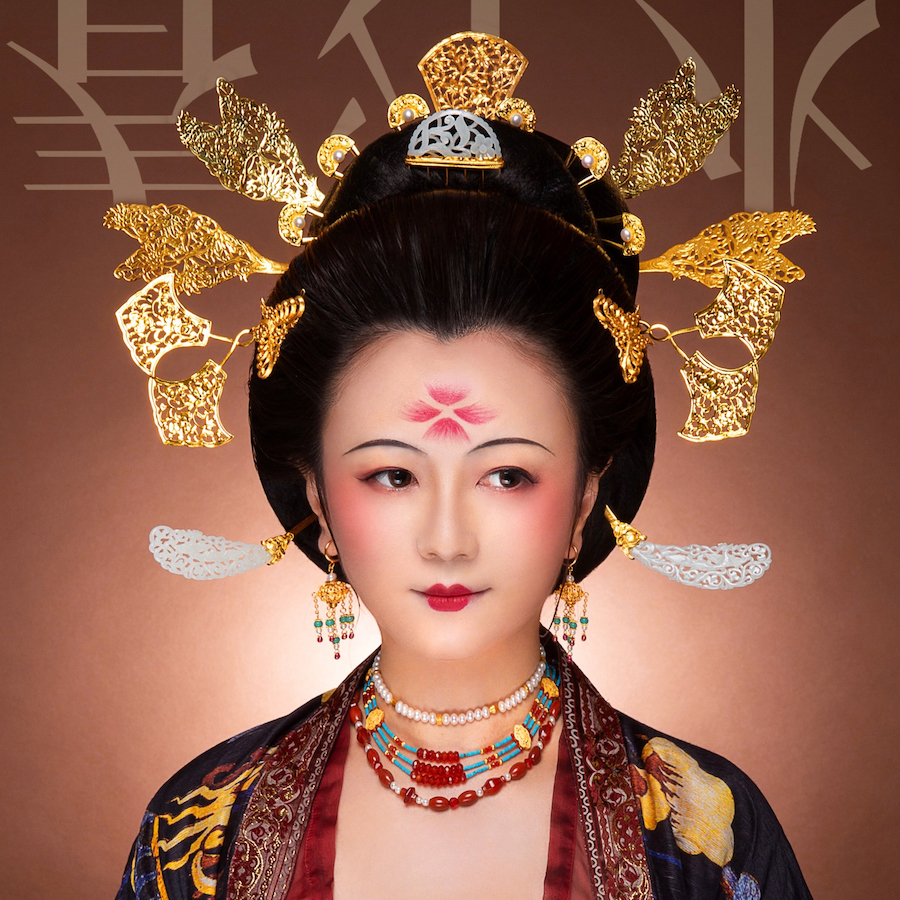 봄 강 물 실크로드 깨진 생각 고대 도로 청록색 마노 실버 금도금 목걸이 HANFU CHEONGSAM PALACE RETRO CRYSTAL