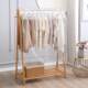 Floor-standing clothes drying rack dust cover household shade dust cover with zipper coat rack dust cover thickened