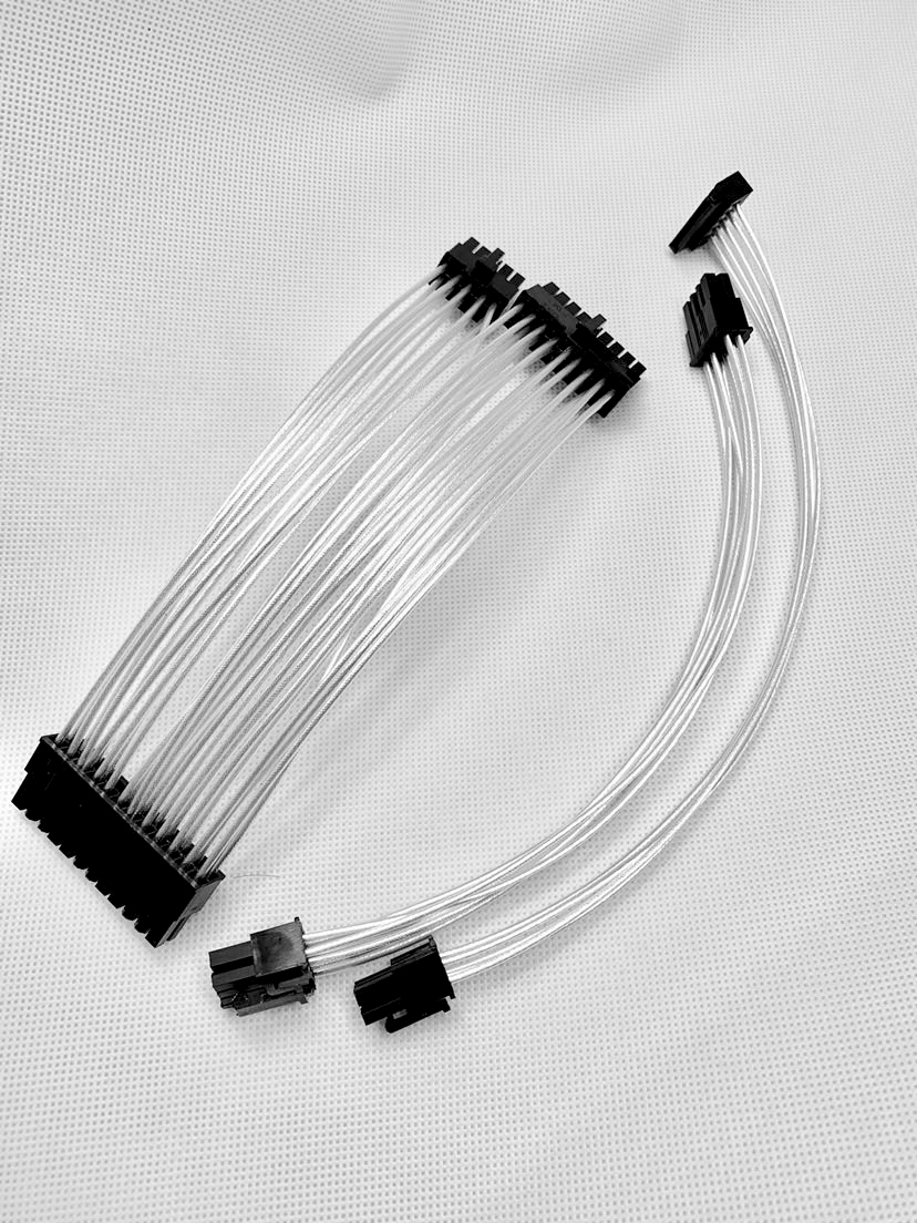 은도금 와이어 전원 모듈 와이어 맞춤형 FSP CORSAIR SF SILVERSTONE EVGA GM XINGU 맞춤형 와이어