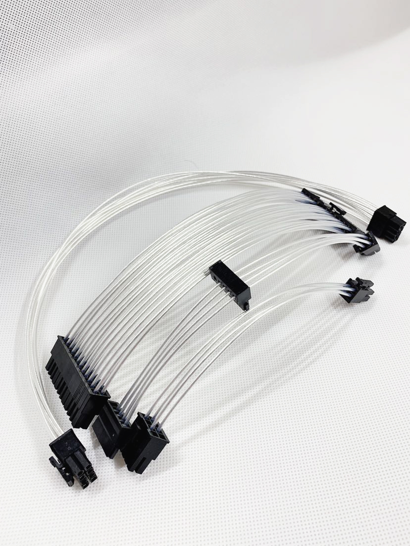 은도금 와이어 전원 모듈 와이어 맞춤형 FSP CORSAIR SF SILVERSTONE EVGA GM XINGU 맞춤형 와이어