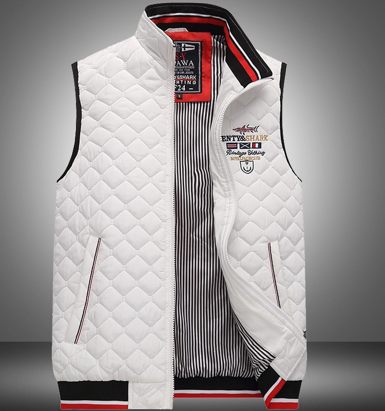 PAUL SPRING & AUTUMN GOLF VEST VEST MENS ATHLEISURE SLEEVELESS JACKET THIN COTTON PLUS SIZE HORSE CLIP SHOULDERS