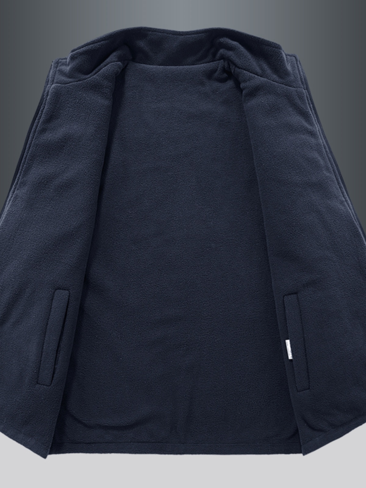 PAUL PADDED REVERSIBLE VEST MENS OUTDOOR SPORTS FLEECE VEST POLAR FLEECE SHOULDER AND FLEECE JACKET