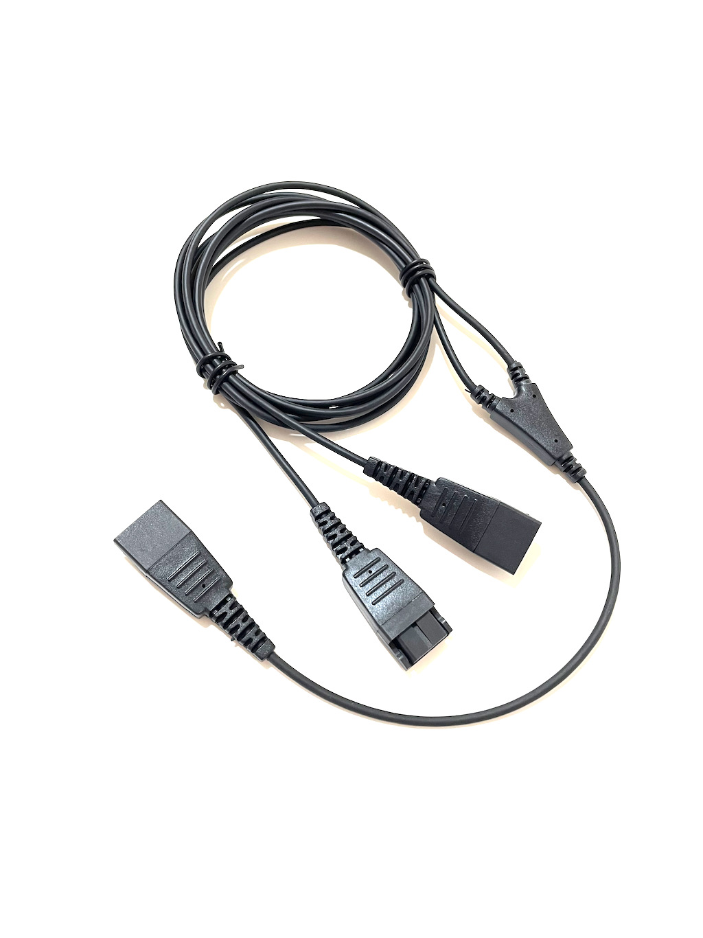 JABRA GN YCORD 콜 센터 헤드셋 교육 라인 QD 음소거 버튼 포함 1포인트 2라인 청취 전화 헤드셋 고객 서비스 라인 제어 교육 상자
