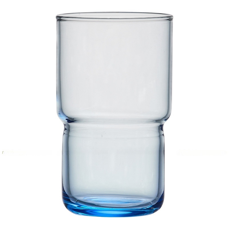 Taza de vidrio temperado a prueba de explosiones resistente a altas temperaturas, taza de agua de leche y café, taza de enjuague bucal de hotel de alta calidad, fabricación de patrones