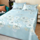 New ice silk mat three-piece set machine washable summer mat folding soft mat summer mat sheet summer mat