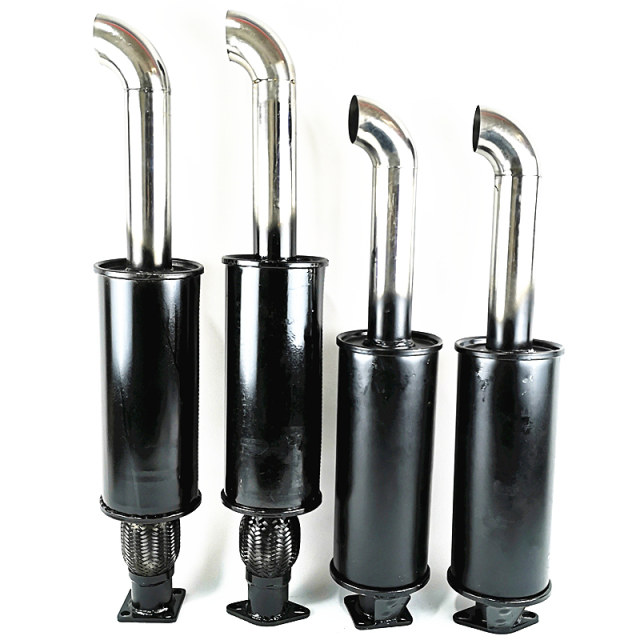Loader muffler Forklift exhaust cylinder smoke exhaust cylinder Diesel engine muffler Forklift accessories