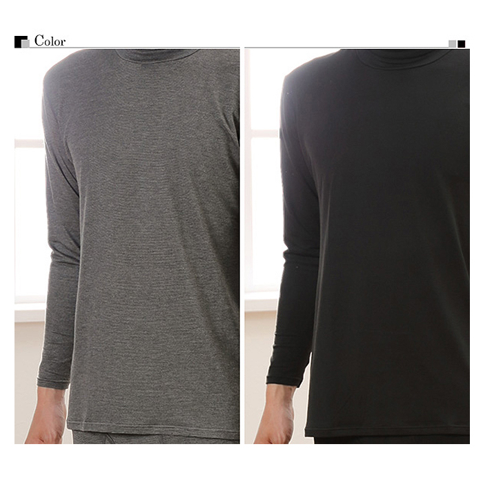 SELF-HEATING BASE LAYER MENS JAPANESE HEATING FIBER CHARGING CONSTANT TEMPERATURE THIN MENS UNDERWEAR AUTUMN CLOTHES WARM CLOTHES