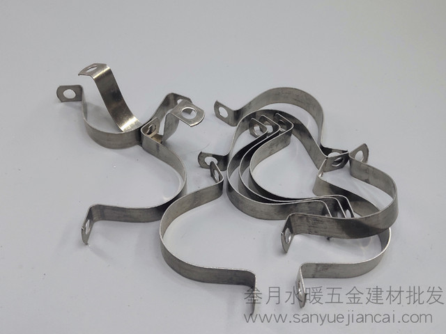 201不锈钢半边管卡 半边码 管夹 骑马卡 不锈钢半边码管卡