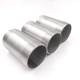 201/304/316 Stainless steel polished surface pipe single and double head outer wire threaded water pipe connection 100mm long head teeth