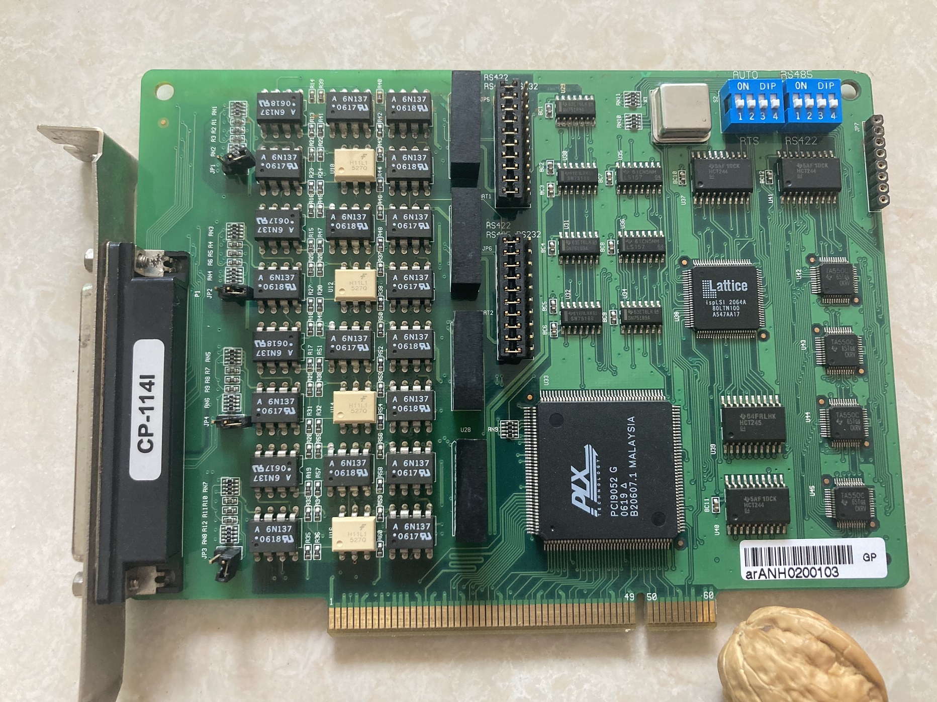 MOXA CP-114IS CP-114I RS-422|485 PCI 다중 직렬 카드 재고 있음