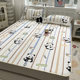 Customized cotton bed cover three-piece set quilted quilt clamped cotton bed sheet pure cotton anti-slip mat large kang tatami mat internet celebrity