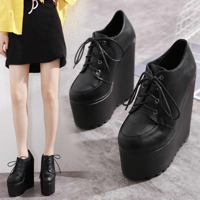 16CM ULTRA HIGH HEEL BLOCK HEEL WOMENS SHOES 2024 SPRING|SUMMER HATE SKY HIGH SLIM THICK SOLE 17CM PLATFORM BOOTIES WOMENS WEDGE HEEL