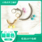 5 CM 5CM 10.5 CM 10.5CM SEMI-CIRCLE GUIPURE LACE CANDY HEAD WOOLEN FABRIC BAG MOUTH GOLD