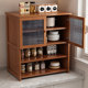 Cupboards, household kitchen, multi-layer leftovers, cabinets, rental housing storage cabinets, rural old-fashioned screen window breathable vegetable cabinets