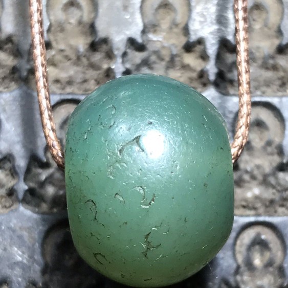 ANTIQUE JADE WEATHERED OLD-FASHIONED PULP APPLE GREEN OLD AGATE ABACUS OLD BEADS ACCESSORIES WAIST BEADS TOP BEADS COLLECTION