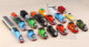 Japanese authentic Domekaniya Gordon James Pecino Alloy Train Bertie Bus Toy Car