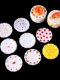 Doll House Mini Food Play Round Plate Dishes Simulated Cream Accessories Resin Model Props Mini Ornaments