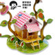 DIY handmade hut 3D three-dimensional puzzle castle house assembly model children paper puzzle toys boy and girl