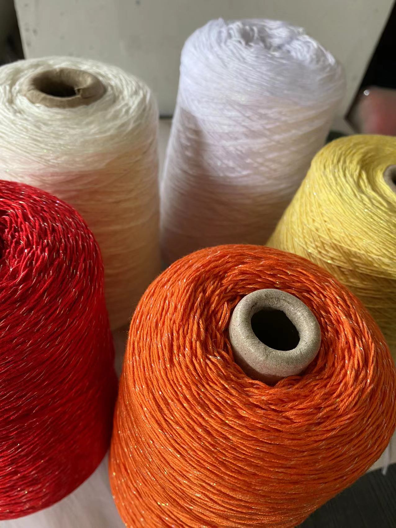 CUSTOMIZED COLOR LACE COTTON NO. 5 THICKNESS HALF A CATTY THE PRICE IS OVER 38 YUAN  AREA