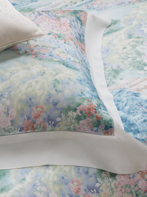 Rocaf Light Luxury High-end Lacele Tennis Bed Sheets Four-Piece Set Edinburgh Garden