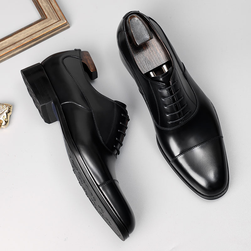 2022 NEW THREE-JOINT BUSINESS FORMAL LEATHER SHOES MENS  OXFORD SHOES MENS OFFICE TREND FASHION SINGLE SHOES