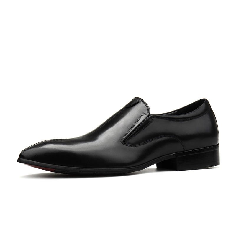 2021 NEW POINTY SCALP SHOES MENS SLIP-ON CASUAL BUSINESS FORMAL WEAR BREATHABLE OFFICE SHOES VERSATILE TRENDY MENS SHOES