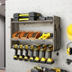 Meiya wooden metal storage rack power tools miscellaneous books kitchenware storage wall mount wall mount storage rack
