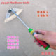 Foreign trade hollow small hoe manganese steel quenching hoe glue handle weeding hoe loosening soil old-fashioned hoe whole steel vegetable garden hoe