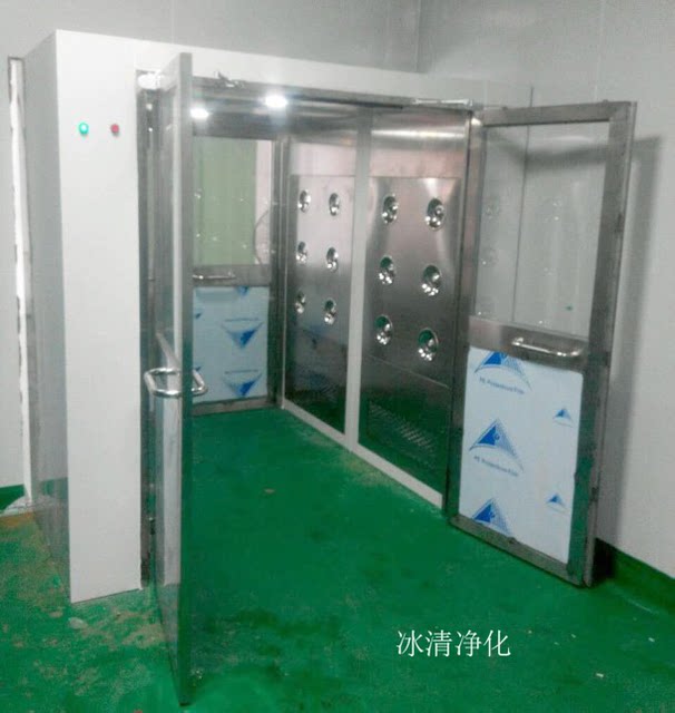 Stainless steel cargo shower room, dust-free workshop air shower channel, dual-use air shower room, cargo shower room, cargo shower channel