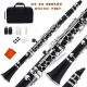 Yamaha new 17-key B-flat black tube clarinet musical instrument bakery double two sections beginner grade exam