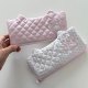 Cute pink polka dot cat claw pencil bag high-value stationery box cat storage bag large capacity Korean ins student
