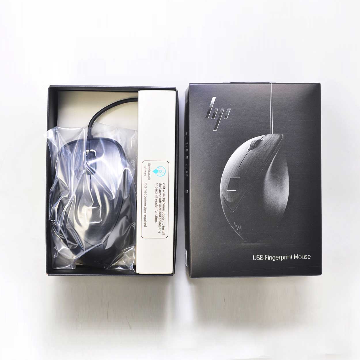 HP 지문 인식 로그인 인증 마우스 USB 지문 수집기 식별자 WIN10|11 HSA-P004M