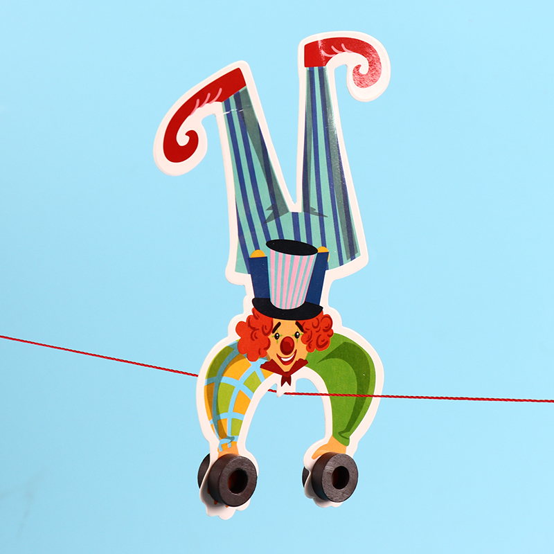 초등학생 과학 기술 소규모 생산 광대 줄타기 유치원 과학 실험 기계 균형 무게 중심 물리적 장난감