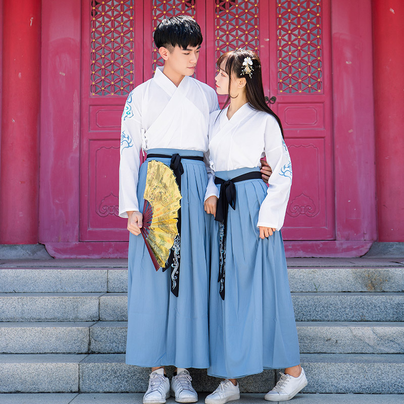 RENTAL OF HANFU WENYUAN ANCIENT STYLE COUPLES POETRY RECITATION STUDENT COMING-OF-AGE CEREMONY PERFORMANCES GRADUATION PHOTOS CLASS UNIFORMS RENTAL