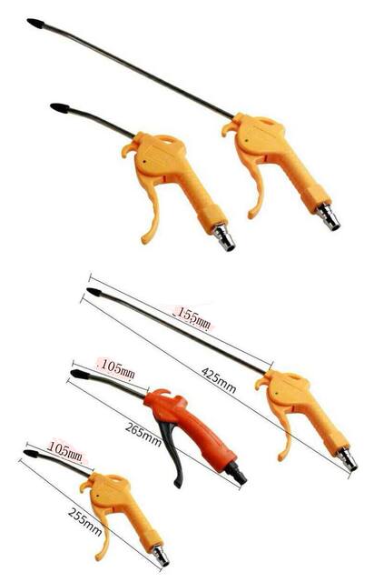 New Sanyu Plastic Dust Blowing Gun Long Short Gun with Joint Dust Blowing Automatic Blowing Cleaning Gun High Quality 8010