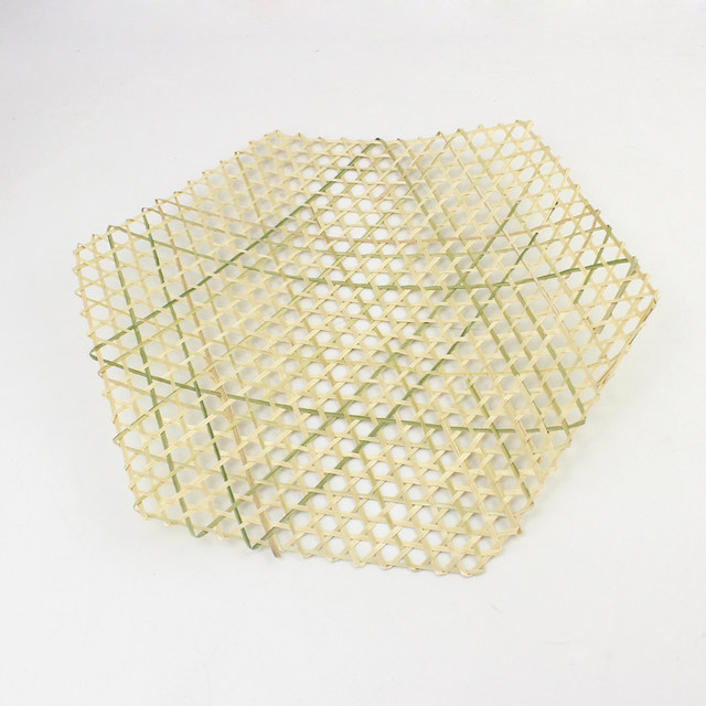 Small bamboo mesh hand-woven bamboo mesh pad bamboo steaming pad Anti-stick pot bamboo board hand-made bamboo steamer bamboo mat bamboo cushion
