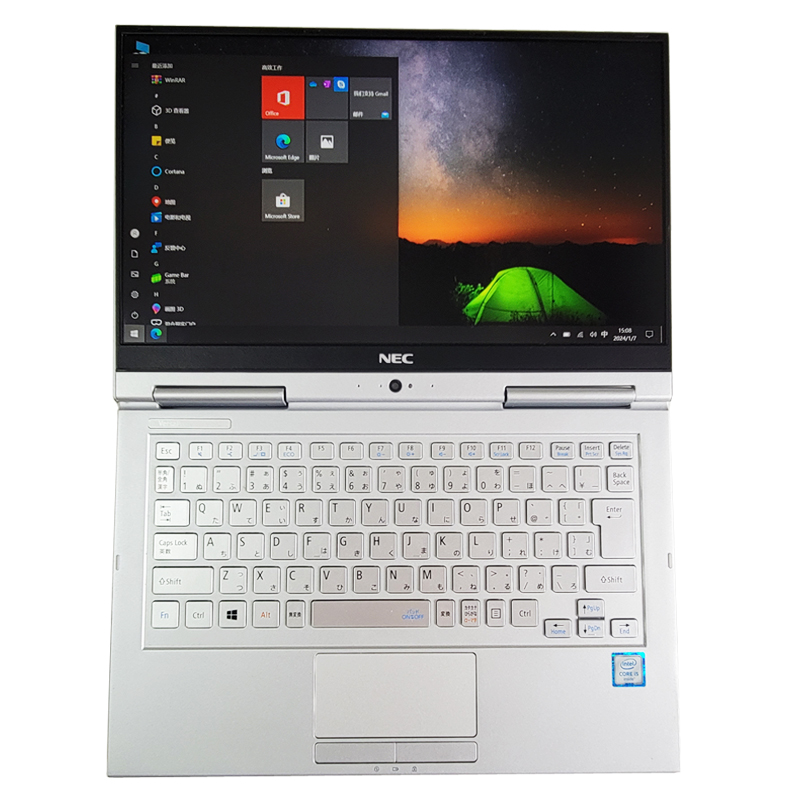 NEC VK23TG 플립 터치 스크린 PC 태블릿 2-IN-1 울트라북 초박형 휴대용 비즈니스 노트북