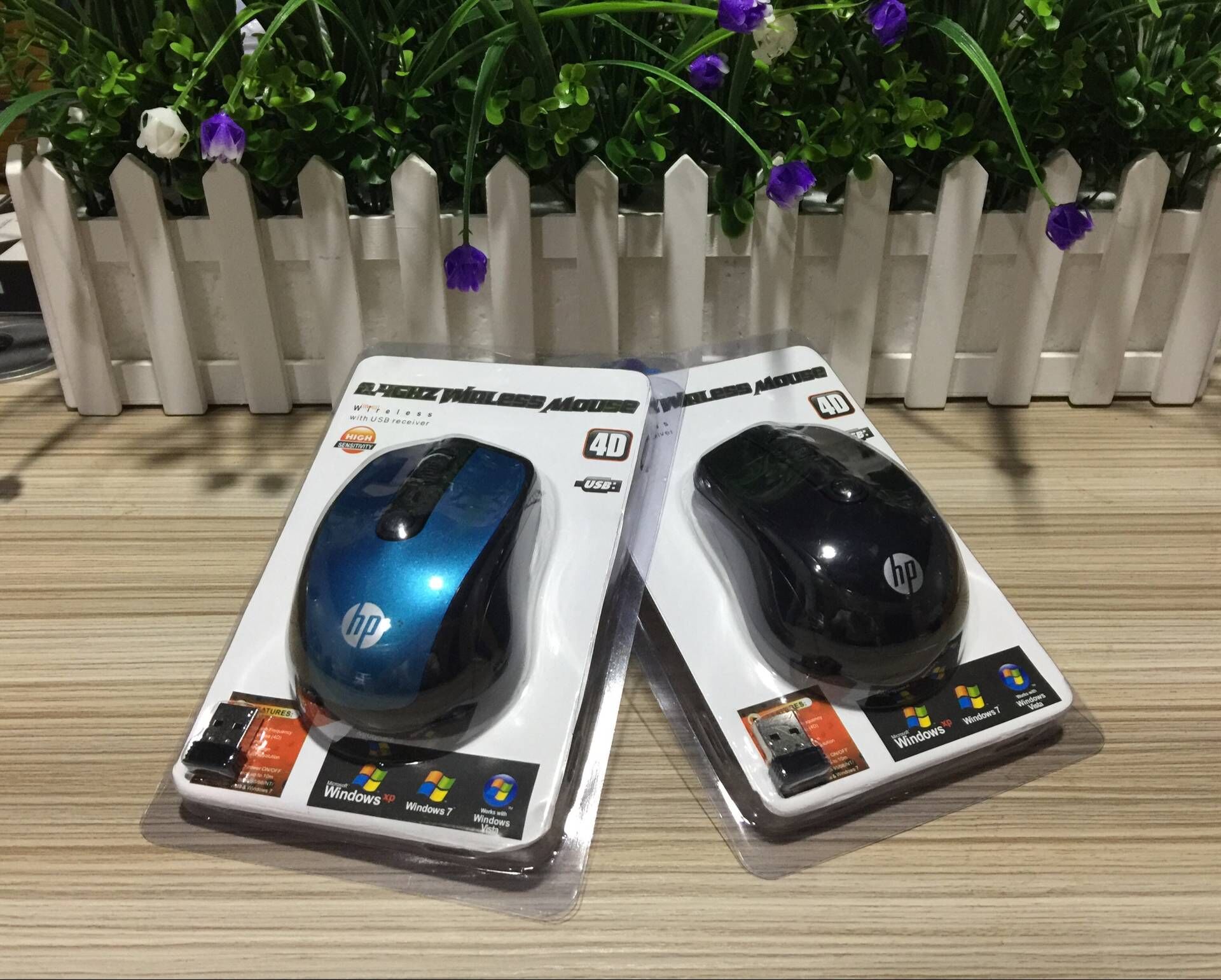HP 무선 마우스 데스크탑 노트북 무선 마우스 맞춤 인쇄 로고 무선 마우스