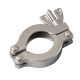 Free shipping 304 stainless steel vacuum clamp chuck KF clamp pipe clamp