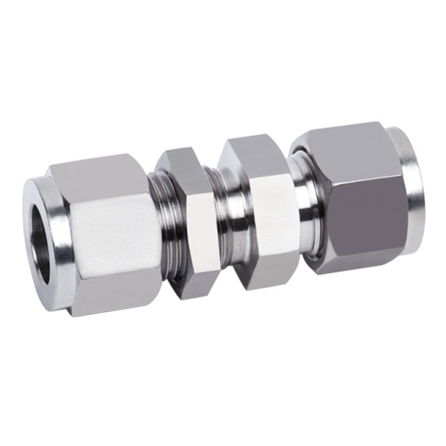 304/316 stainless steel clamp straight through the plate reducer diameter partition wall joint through the plate terminal 1/4-10