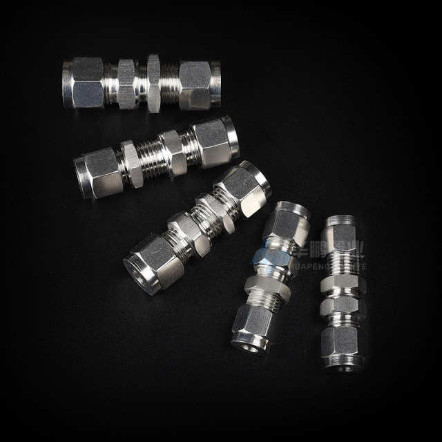 304/316 stainless steel clamp straight through the plate reducer diameter partition wall joint through the plate terminal 1/4-10