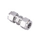 304/316 stainless steel clamp sleeve straight through the middle joint equal diameter two-way clamp sleeve two-way variable diameter reducer instrument tube 8