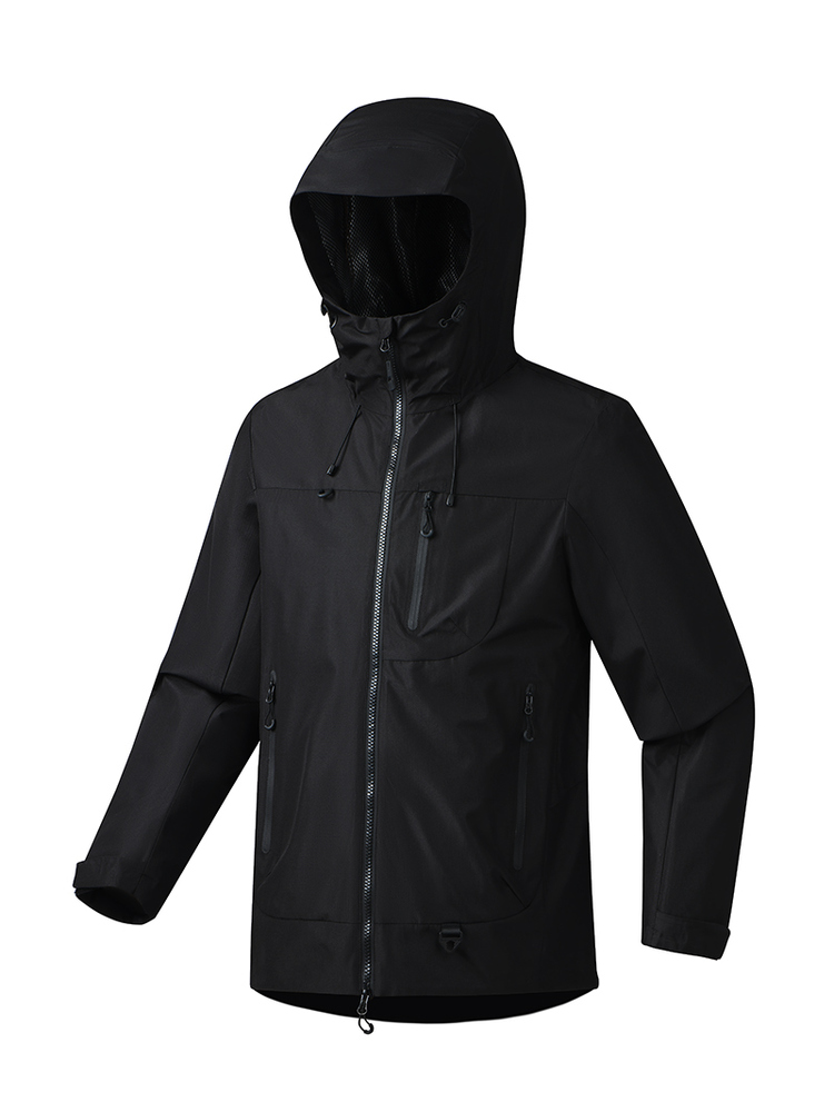 无惧风雨！户外三防科技面料！3D立裁！男女户外连帽冲锋衣外套